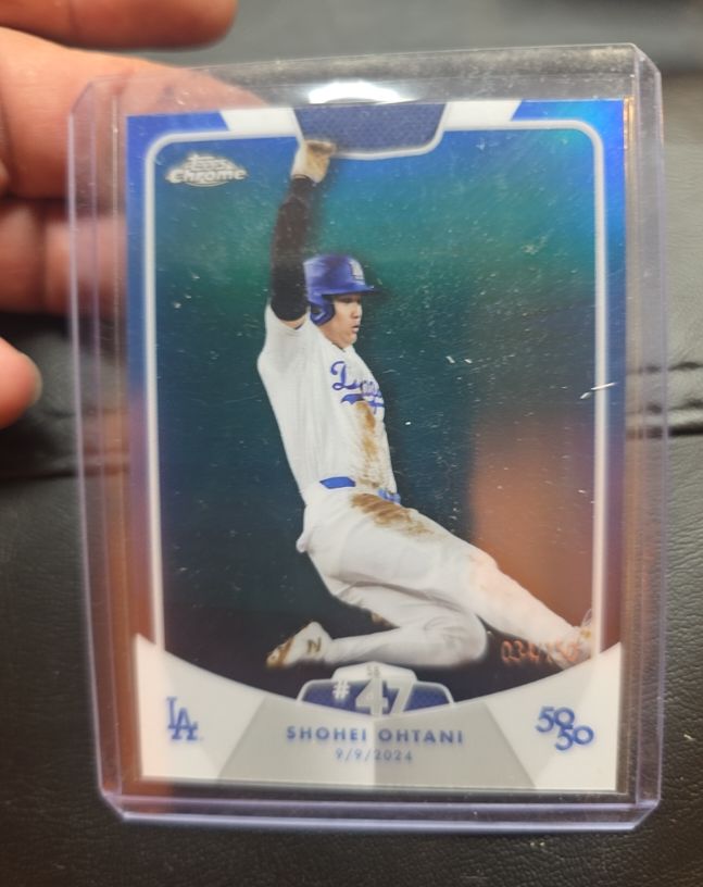 2024 Topps Chrome 50/50 Shohei Ohtani #47 — front