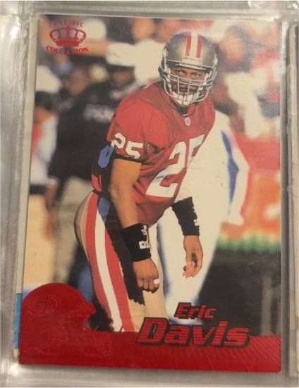 1996 Pacific Crown Collection #Eric Davis — front