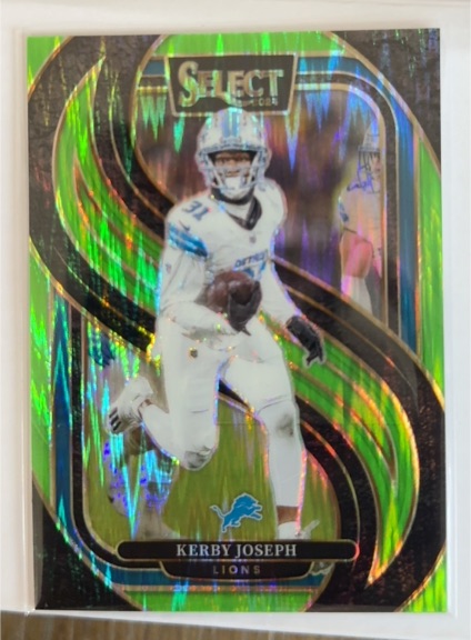 2024 Panini Select #177 Kerby Joseph — front