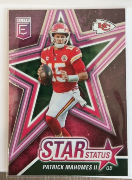 2022 Panini Donruss Elite #SS1 Patrick Mahomes II Star Status — front