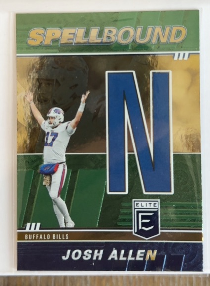 2022 Panini Donruss Elite Spellbound #SB-JA5 Josh Allen — front