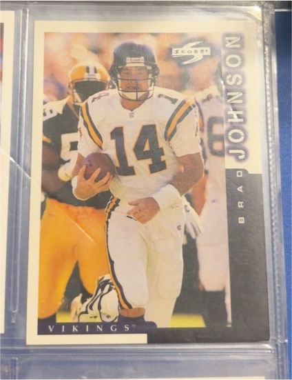 1998 Score #4 Brad Johnson — front