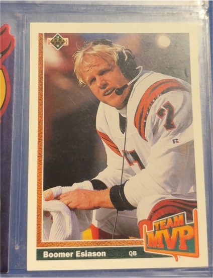 1991 Upper Deck #454 Boomer Esiason — front