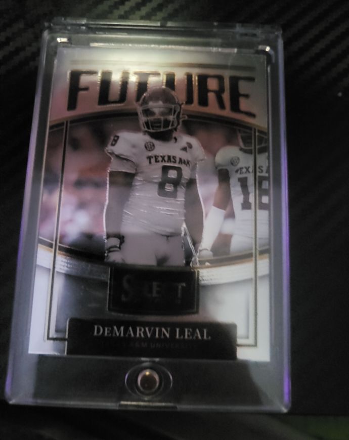 2022 Panini Select Draft Picks Future #F-DL DeMarvin Leal — front