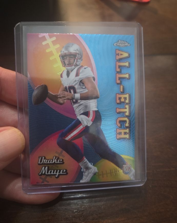 2024 Topps Chrome #CAE-DM Drake Maye — front
