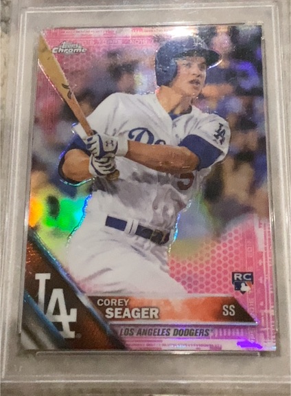 2016 Topps Chrome #150 Corey Seager — front