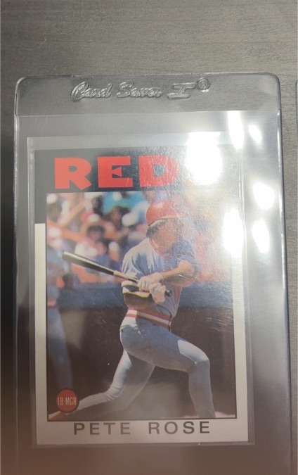1986 O-Pee-Chee #1 Pete Rose — front