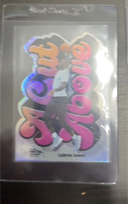 2021 Skybox Metal Universe Champions A Cut Above #ACA-20 LeBron James — front