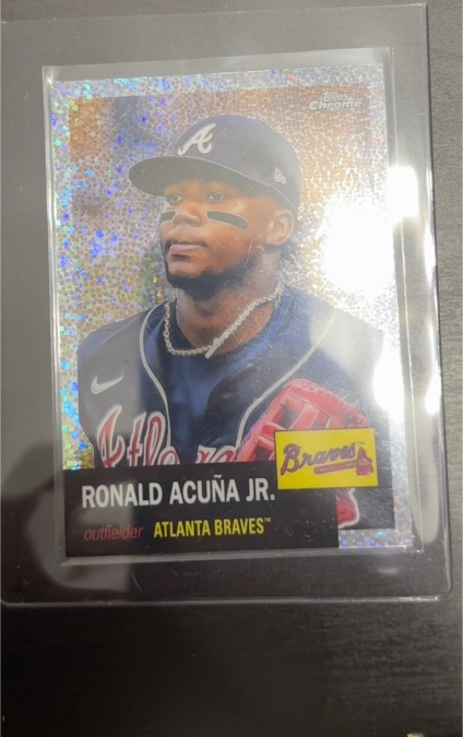 2022 Topps Chrome Platinum Anniversary #250 Ronald Acuña Jr. — front