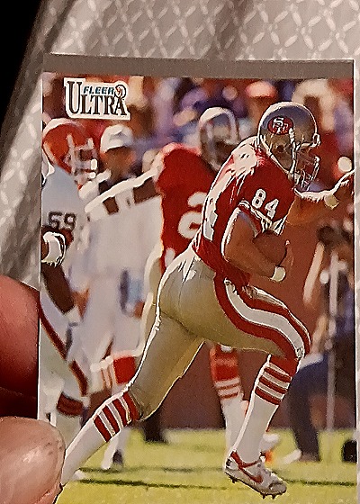 1991 Fleer Ultra #250 Brent Jones — front