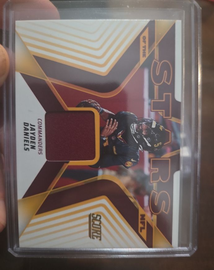 2025 Panini Score Stars of the NFL #SNJ-JDS Jayden Daniels — front