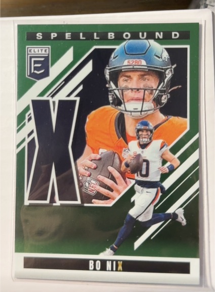 2025 Panini Donruss Elite #26 Bo Nix Spellbound — front