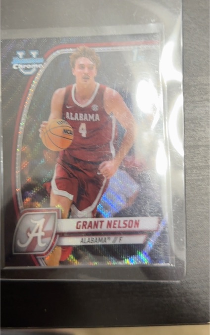 2024-25 Bowman Chrome University #25 Grant Nelson — front