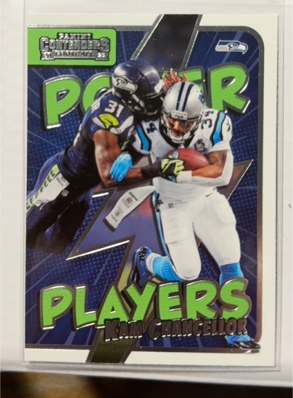 2022 Panini Contenders #PWR-KCH Kam Chancellor Power Players — front