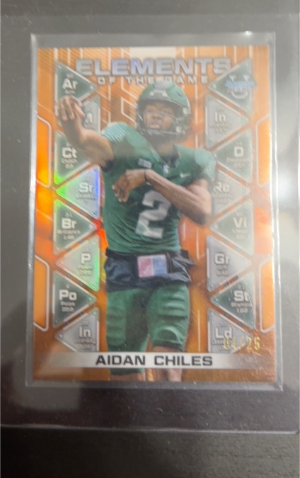 2024 Bowman's Best University #EG-15 Aidan Chiles Elements of the Game — front