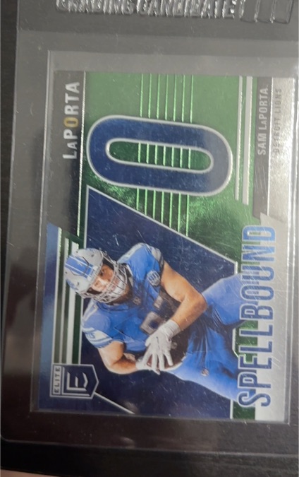 2024 Panini Donruss Elite #8 Sam LaPorta Spellbound Green — front