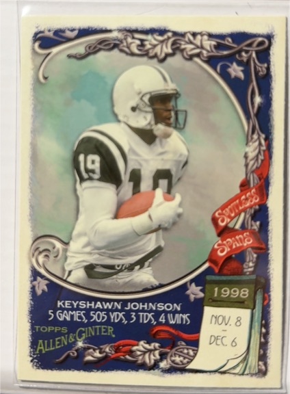 2023 Topps Composite Spotless Spans #SS-14 Keyshawn Johnson — front