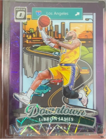 2024 Panini Donruss Optic Downtown #2 LeBron James — front
