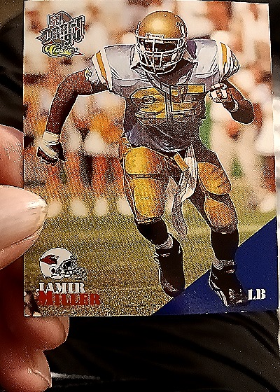 1994 Classic NFL Draft #28 Jamir Miller — front