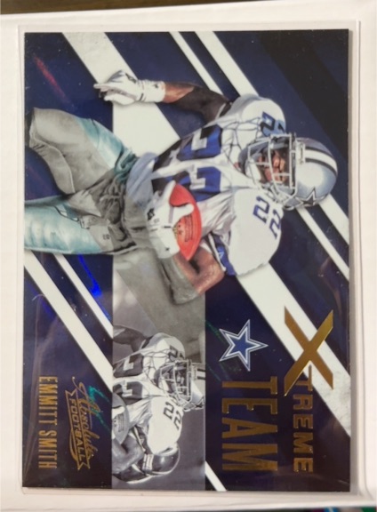 2016 Panini Absolute Xtreme Team #15 Emmitt Smith Dallas Cowboys — front