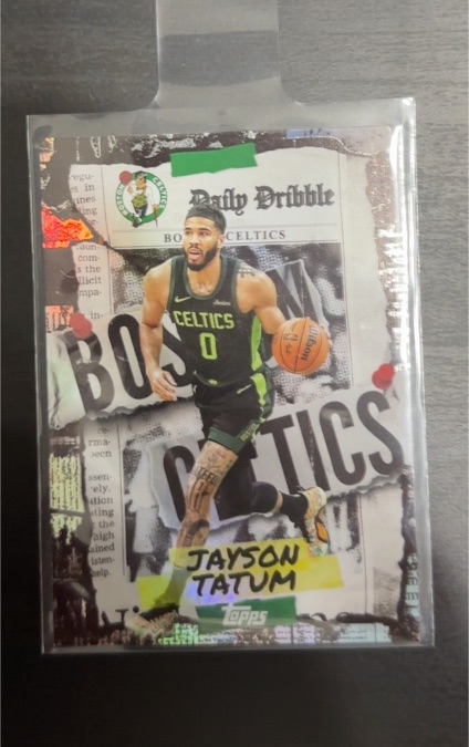 2025-26 Topps Daily Dribble #DD-3 Jayson Tatum — front