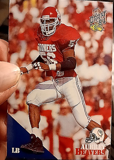1994 Classic NFL Draft #48 Aubrey Beavers — front