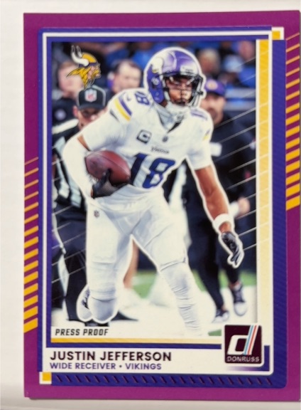 2025 Donruss #242 Justin Jefferson — front