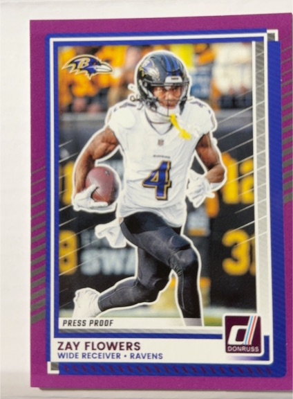 2025 Donruss Football #165 Zay Flowers — front