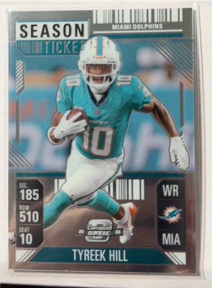 2024 Panini Contenders Optic #10 Tyreek Hill — front