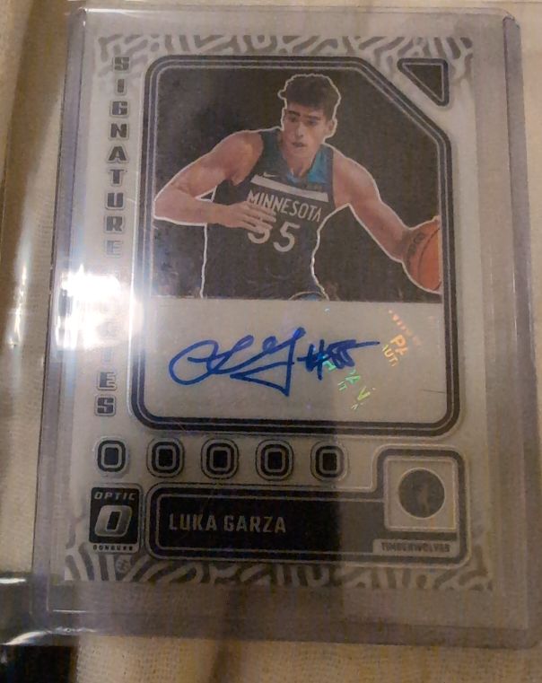 2023-24 Panini Donruss Optic #SS-GZA Luka Garza — front