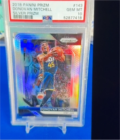 2018 Panini Prizm #143 Donovan Mitchell — front