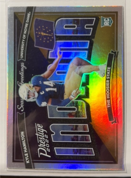 2022 Panini Prestige #SG-19 Kyle Hamilton — front