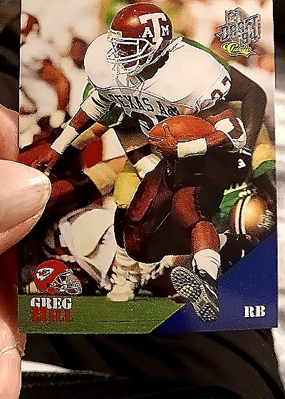 1994 Classic NFL Draft #83 Greg Hill — front
