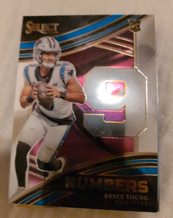 2023 Panini Select Numbers #NMB-BYO Bryce Young — front