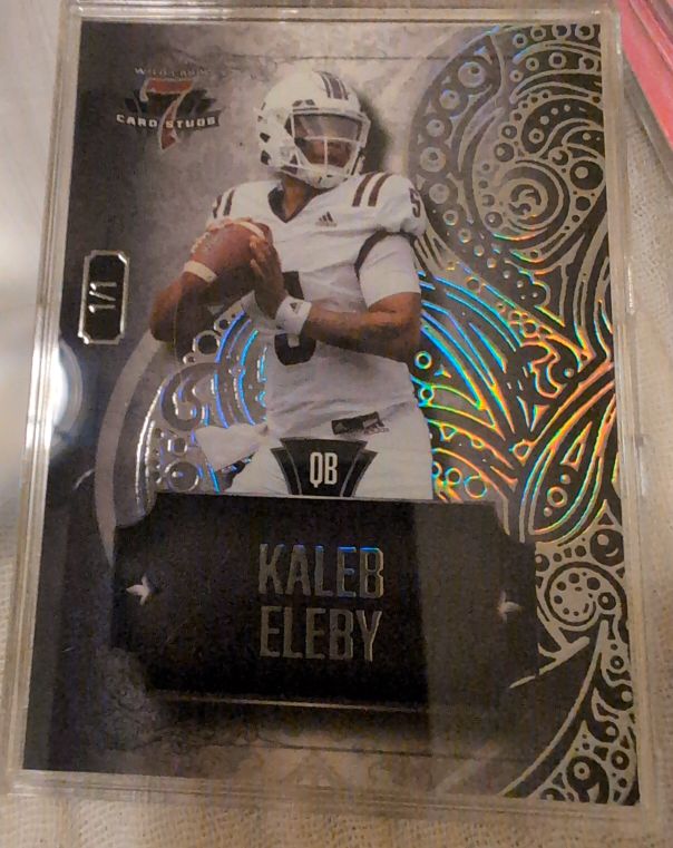2023 Wild Card 7 Card Stud #7CSR-58 Kaleb Eleby — front