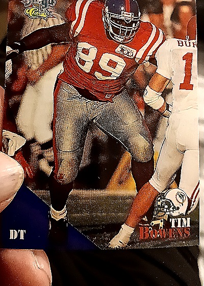 1994 Collector's Choice #DT Tim Bowens — front