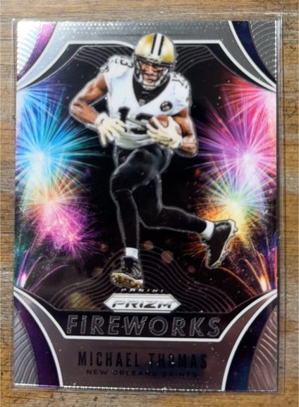 2019 Panini Prizm Fireworks #FW-MT Michael Thomas — front