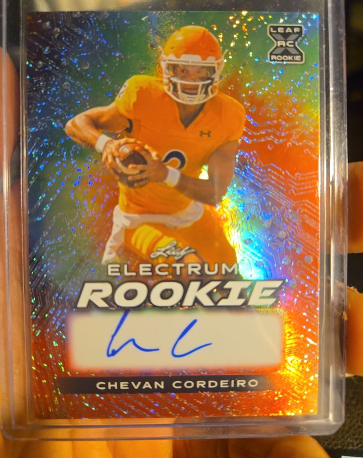 2024 Leaf Electrum Rookie #RA-CC1 Chevan Cordeiro — front