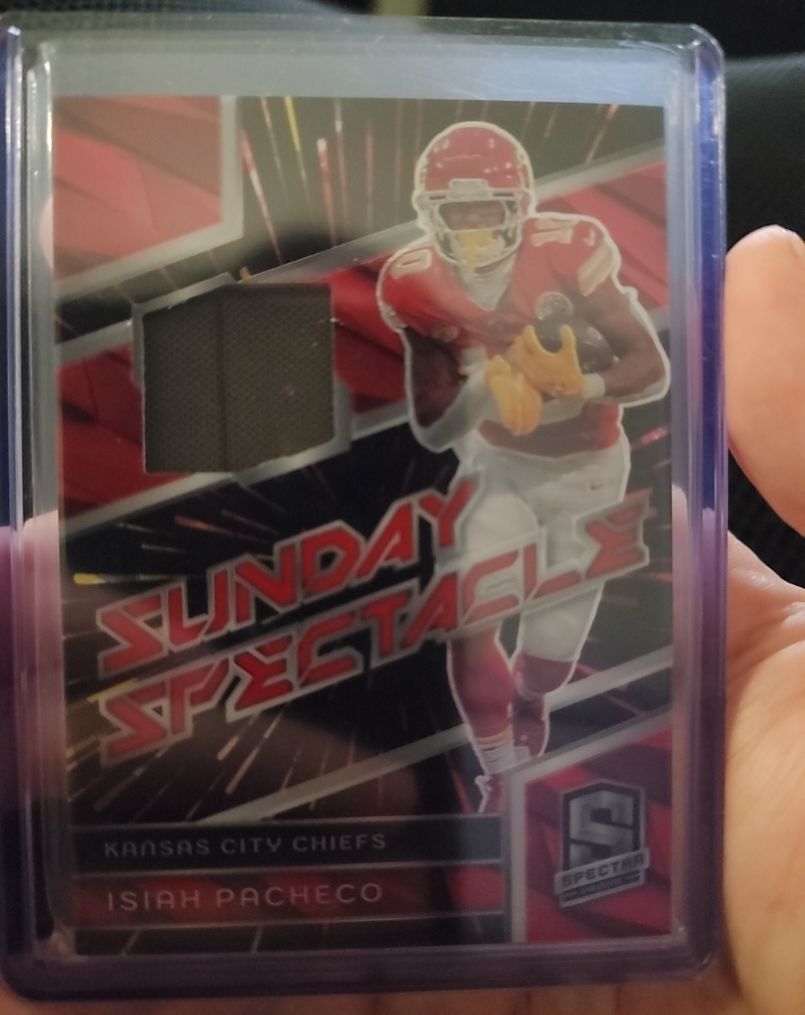 2024 Panini Spectra Sunday Spectacle #SS-IPO Isiah Pacheco — front