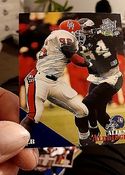 1994 Classic Draft Picks Football #89 Allen Aldridge — front