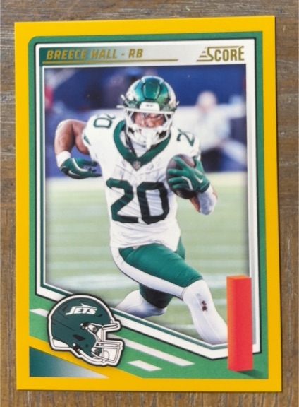 2025 Panini Score #282 Breece Hall — front