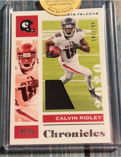 2020 Panini Chronicles #5 Calvin Ridley — front