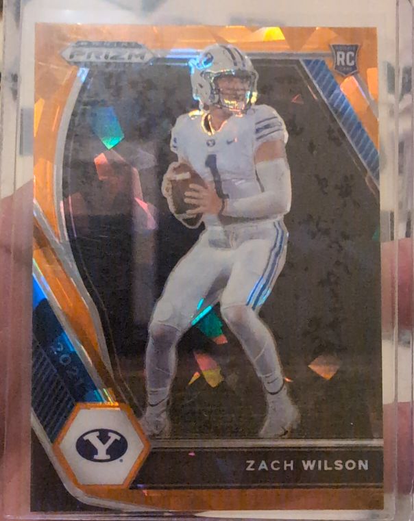 2021 Panini Prizm Draft Picks #105 Zach Wilson — front