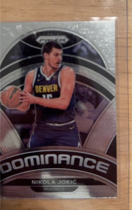 2022-23 Panini Prizm Dominance #10 Nikola Jokic — front
