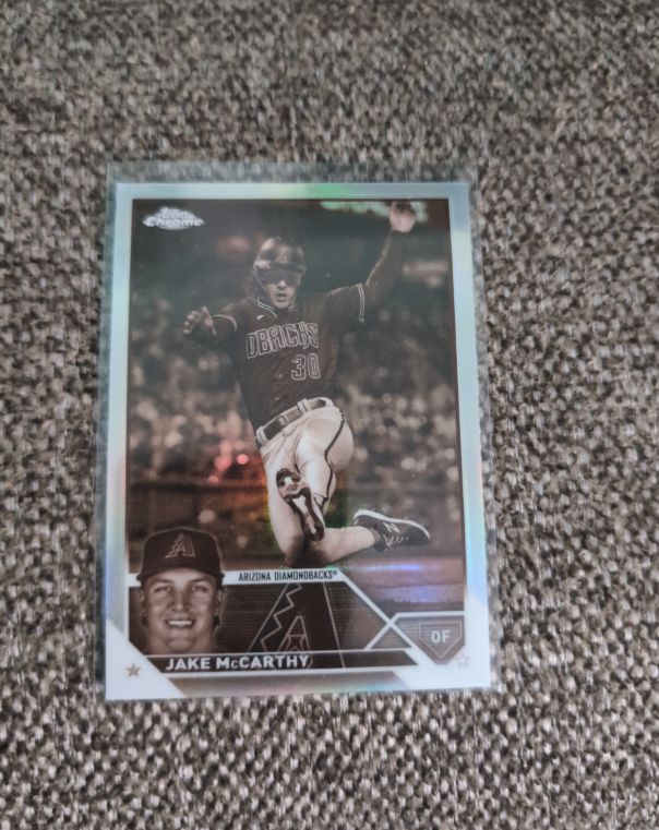 2023 Topps Chrome #86 Jake McCarthy Sepia Refractor — front