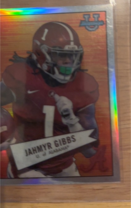2022 Bowman University Chrome - 1952 Bowman #52BF-19 Jahmyr Gibbs — front