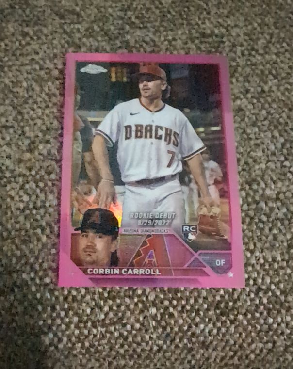 2023 Topps Update #US244 Corbin Carroll Rookie Debut — front