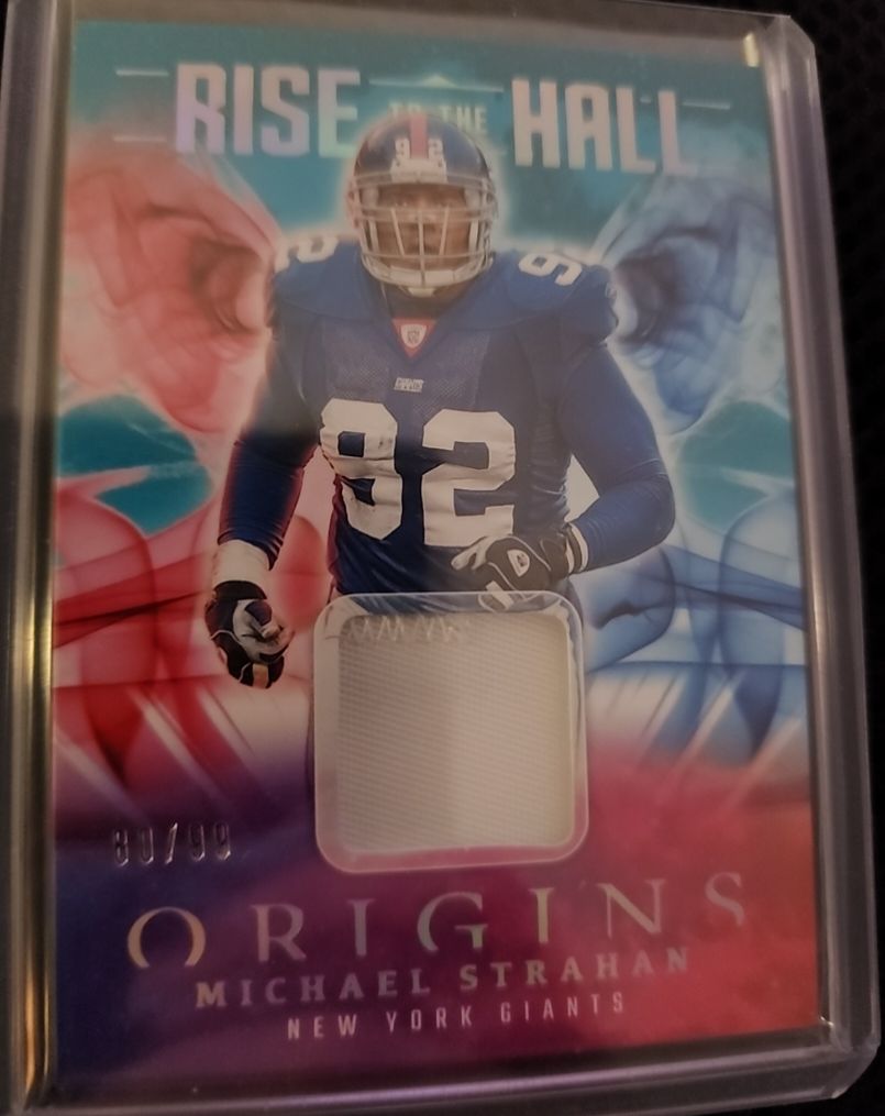 2025 Panini Origins #RTH-MST Michael Strahan Rise to the Hall — front