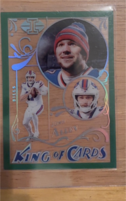 2022 Panini Illusions #KC-2 Josh Allen King of Cards — front
