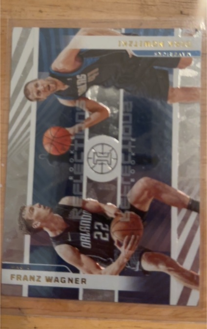 2021-22 Panini Illusions Rookie Reflections #9 Franz Wagner / Dirk Nowitzki — front